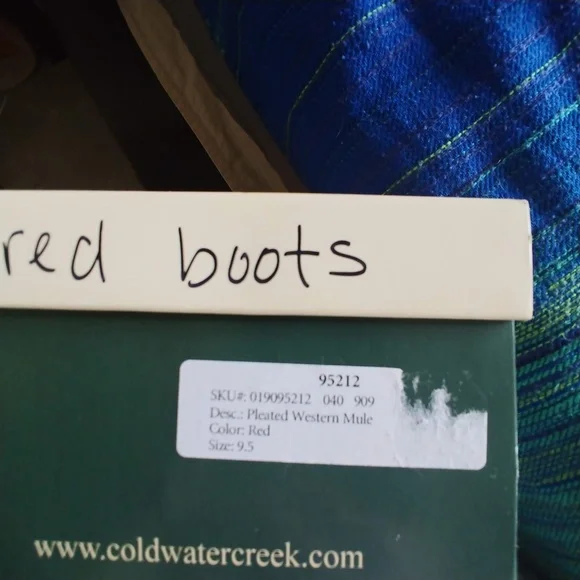 Coldwater Creek Red Leather Mules - Picture 7 of 7